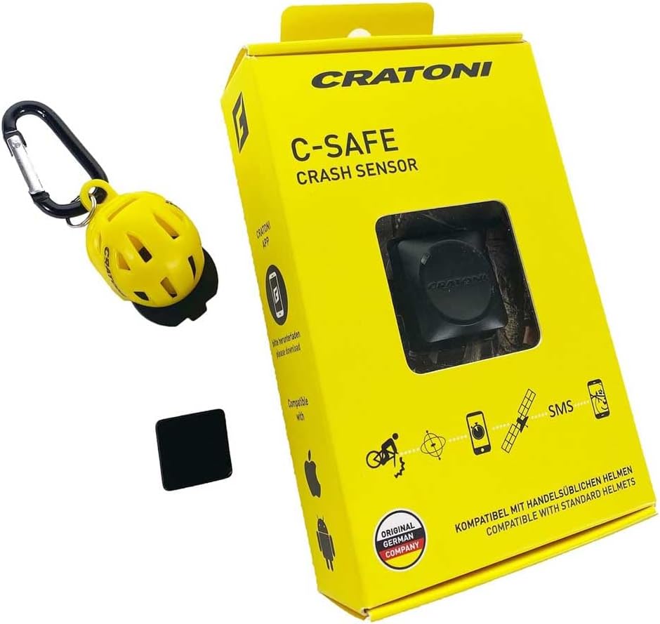 Cratoni Unisex – Erwachsene C-Safe Crash Sensor, Schwarz, Einheitsgrösse