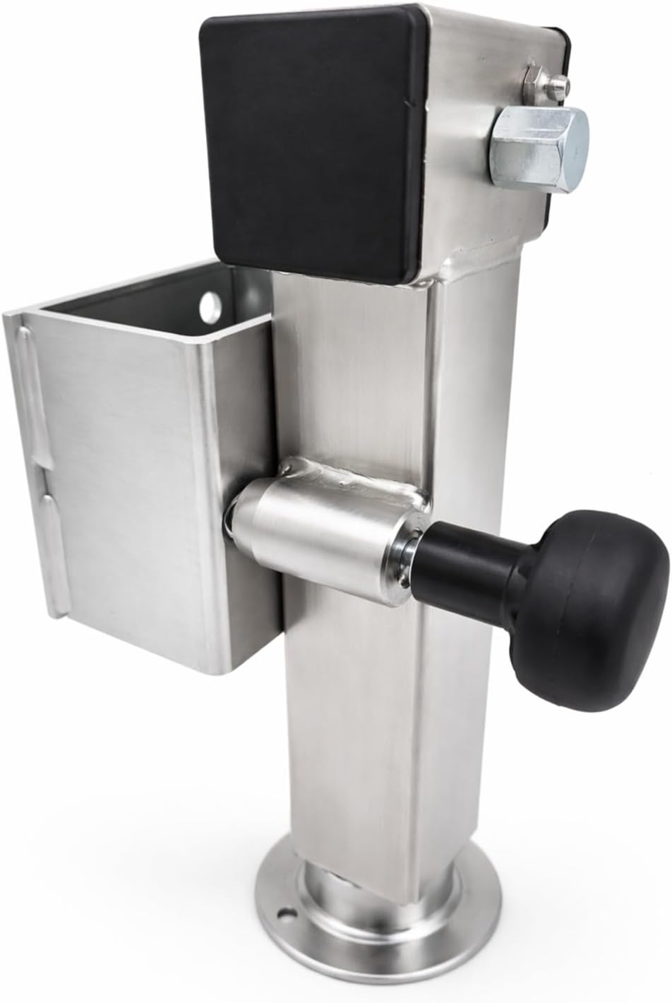 Preiswert & Gut 2X Anhänger Stützen Höhenverstellbar 410–655mm - Anhängerstütze Stahlrohr 60x60mm, k