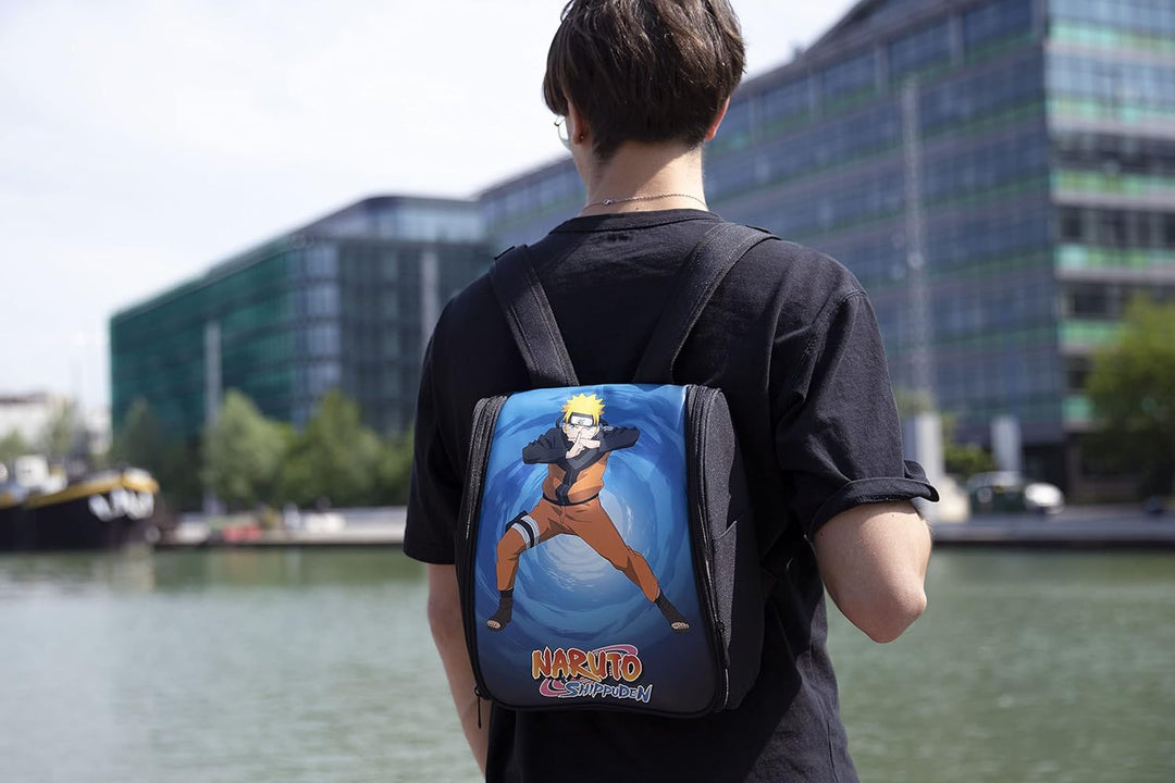 Konix Naruto Shippuden Rucksack zum Schutz und Transport von Konsole, Spielen und Zubehör Nintendo S