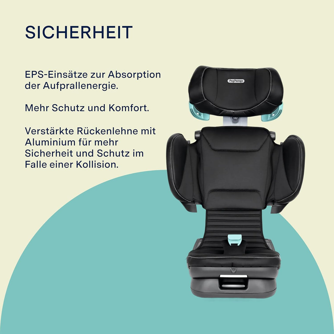 Peg Perego Viaggio Flex Autositz ISOFIX mit fortschrittlicher Technologie, verstellbar, klappbar, ve