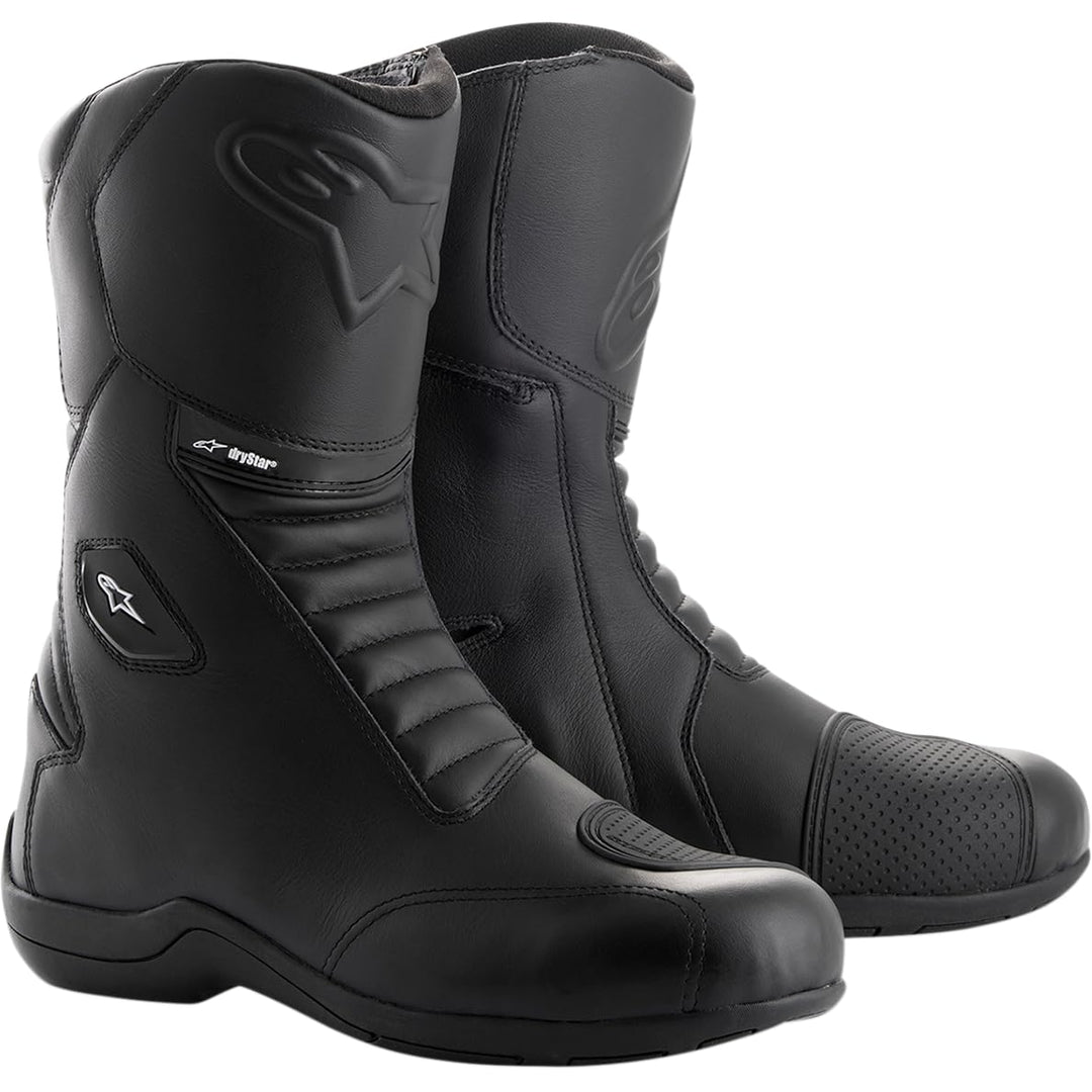 Alpinestars 1 Herren Motorradstiefel 43 EU Schwarz, 43 EU Schwarz