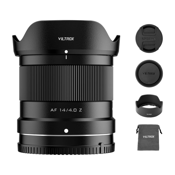 VILTROX AF 14 mm F4.0 Air Vollformatobjektiv für Nikon Z Mount 14mm F4.0 (Full-Frame), 14mm F4.0 (Fu