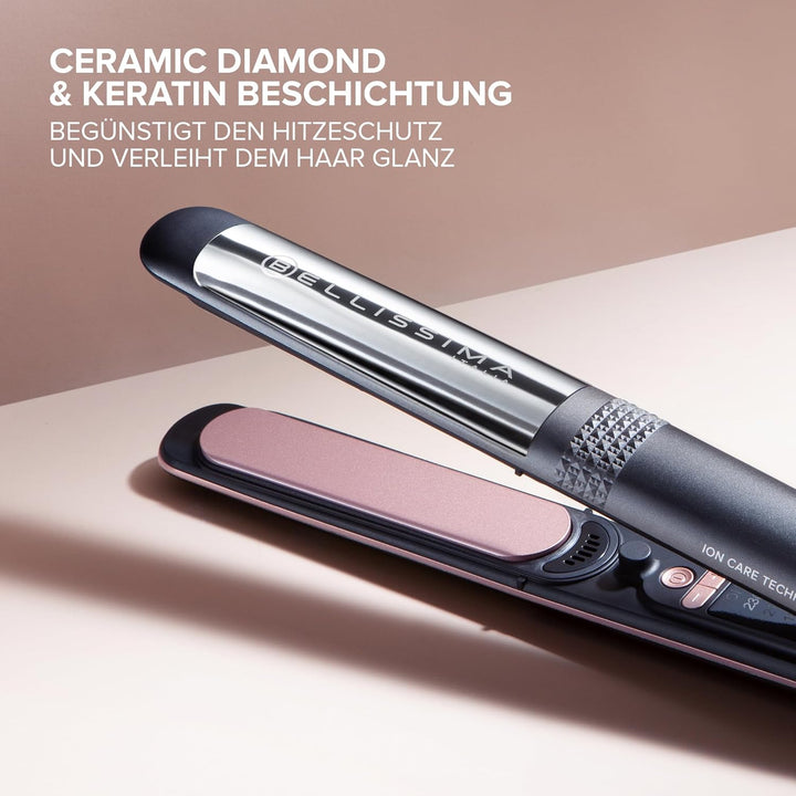 Bellissima Creativity Multistyle Glätteisen, glattes oder gewelltes Haar, Keramikbeschichtung + Diam