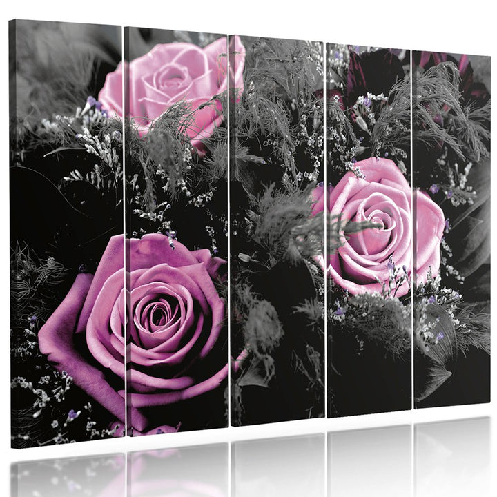 Feeby. Leinwandbild - 5 Teile - Bilder, Wand Bild, Wandbilder, Kunstdruck XXL, 5-Teilig, Typ C, 200x