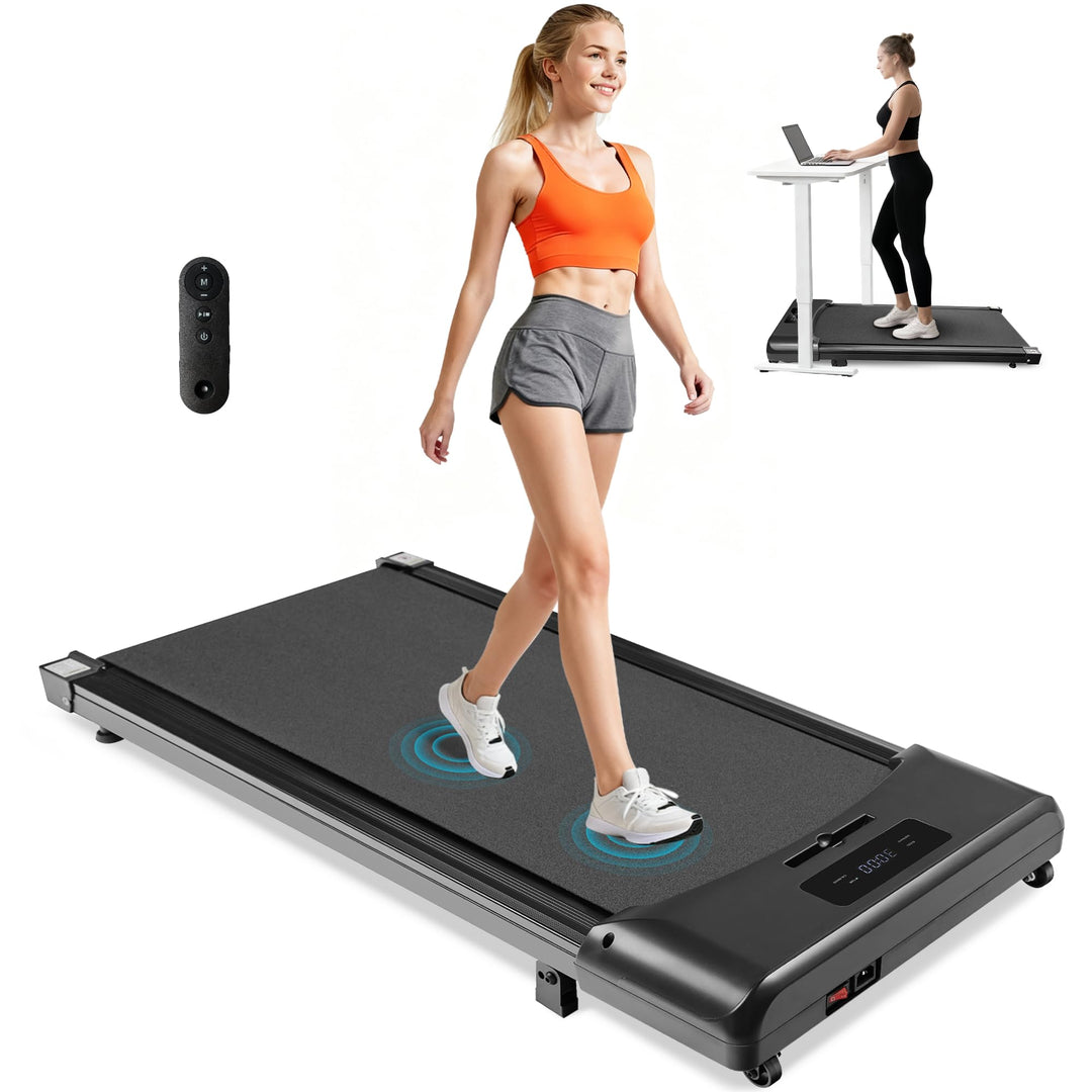 Walking Pad Laufband für Zuhause Klappbar - 3 in 1 Laufband Schreibtisch mit Steigung - Walkingpad L