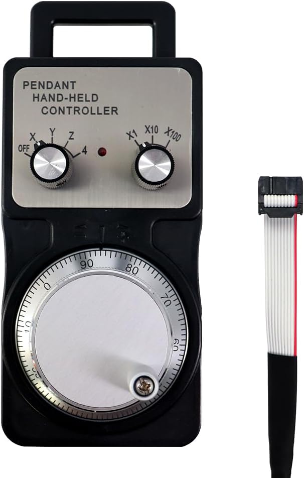 4-Achsen-Handrad-Controller mit MACH3-Schnittstellenplatine, USB-CNC-Anhänger, manuelles Steuersyste