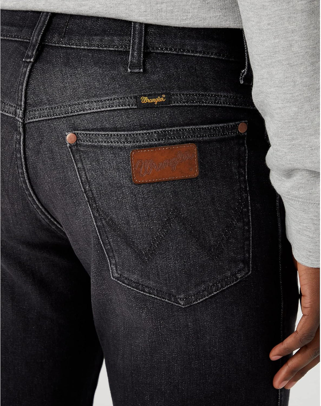 Wrangler Herren Texas I Jeans 34W / 36L Faded Black, 34W / 36L Faded Black
