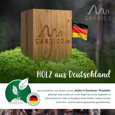 GARDIGO® Insektenhotel XXL - Insektenhaus für den Garten I Made in Germany I Regionales Holz I Nistk