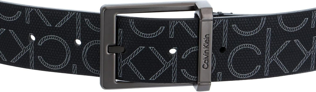 Calvin Klein Metal Loop Belt 35mm W95 CK Black