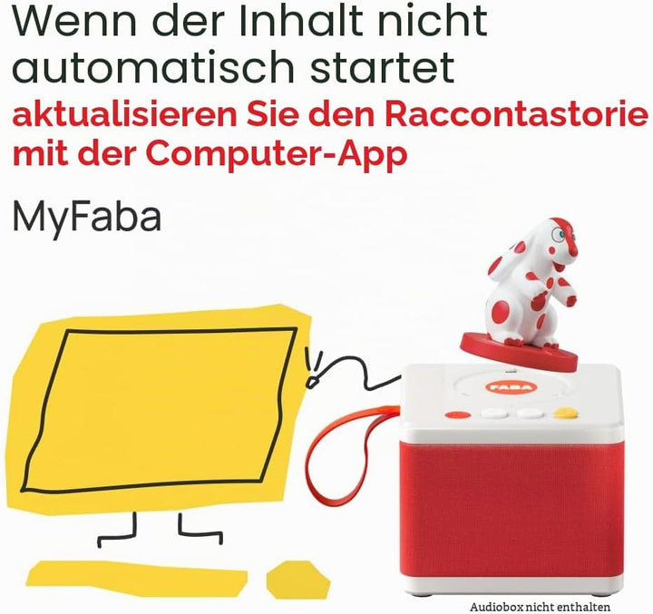 FABA Klangfigur - Kleine Geschichten von Pimpa - Geschichten und Klangmärchen für Jungen und Mädchen