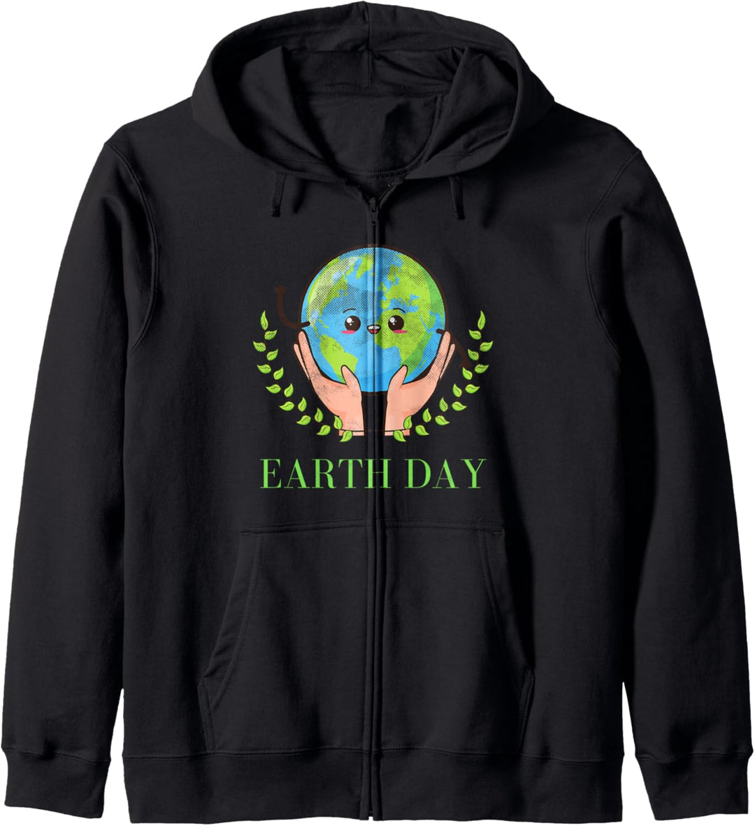 Umweltbewusstsein Design Tag der Erde Rette den Planeten Kapuzenjacke