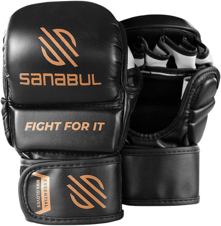 Sanabul Essential 7 oz MMA Handschuhe | MMA Trainingshandschuhe | Hybrid Sparring Handschuhe für MMA