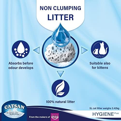 Catsan Hygiene-Katzenstreu, nicht klumpend, 20 l, 20 L