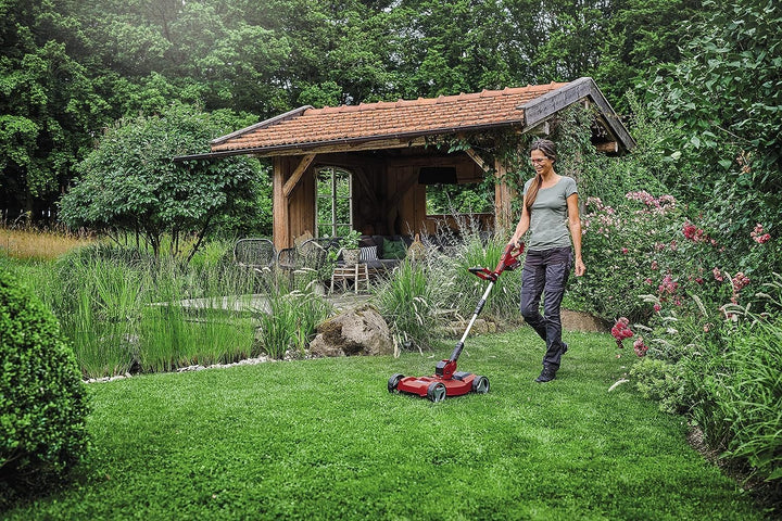Einhell Akku-Rasentrimmer GE-CT 18/28 Li TC-Solo Power X-Change (Li-Ion, 18 V, inkl. Trimmer Cart, 2