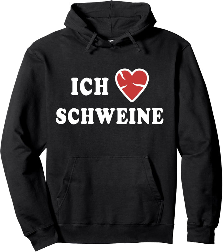 Schwein Fleisch Schweinebraten Grill Schweinsbraten Schweine Pullover Hoodie