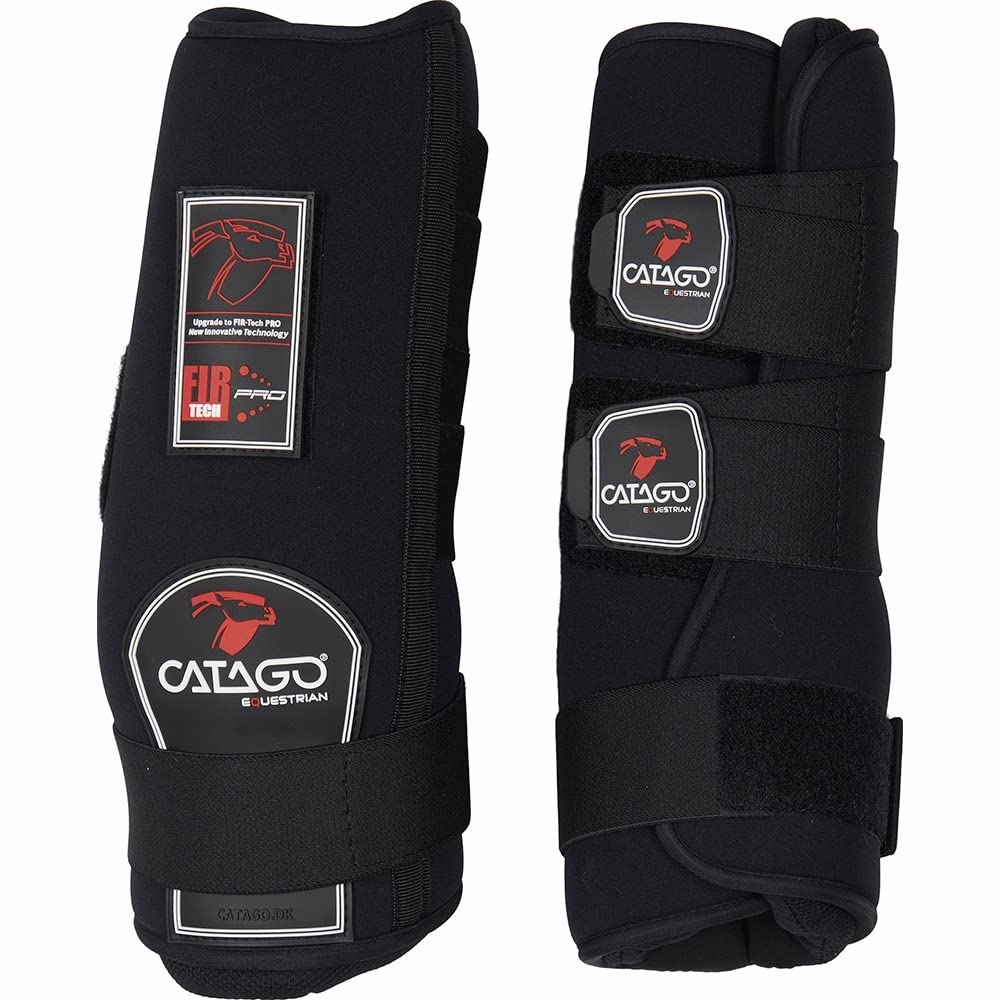 CATAGO Stall- und Transportgamaschen FIR-Tech Healing- schwarz - M, M