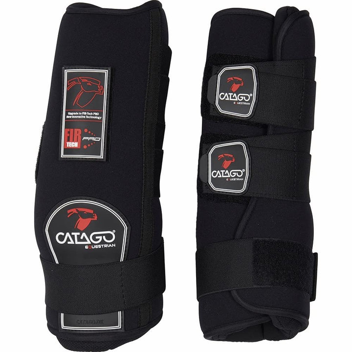 CATAGO Stall- und Transportgamaschen FIR-Tech Healing- schwarz - M, M