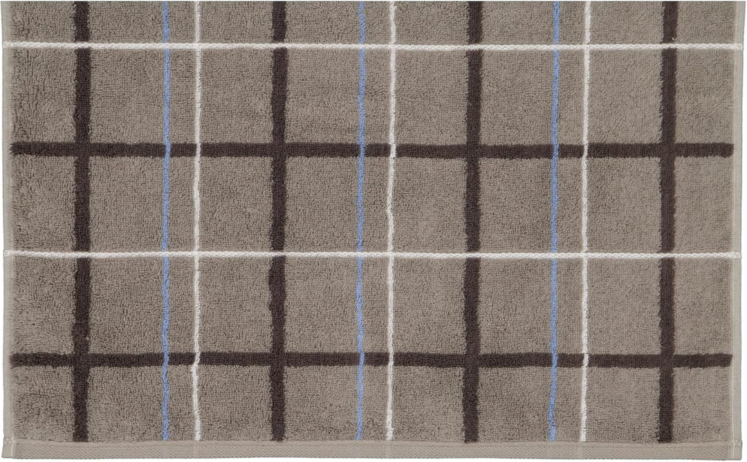 CAWÖ Home Handtücher Avenue Karo 339 Graphit - 73 Duschtuch 70x140 cm, Duschtuch 70x140 cm