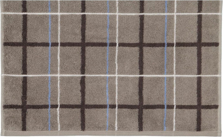 CAWÖ Home Handtücher Avenue Karo 339 Graphit - 73 Duschtuch 70x140 cm, Duschtuch 70x140 cm