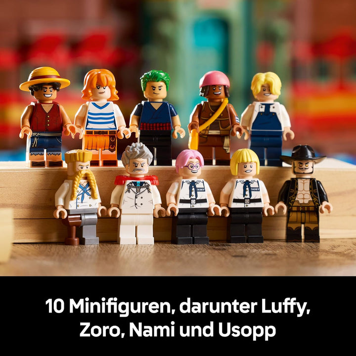 LEGO ONE Piece - Das Baratie schwimmende Restaurant - Spielzeug für Erwachsene mit detailliertem Inn