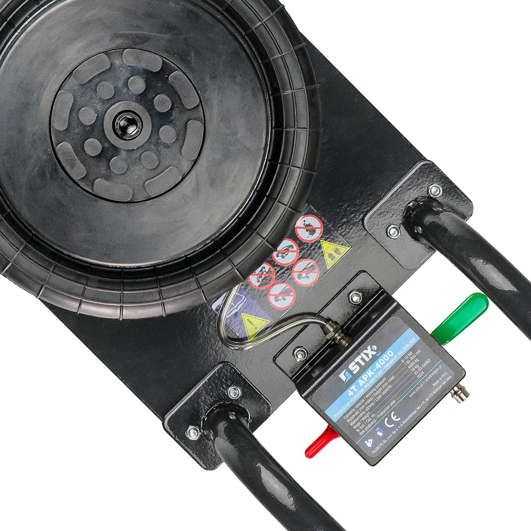 STIX Automotive Equipment Pneumatischer Wagenheber 4T Kurze Griff Lufkissen Druckluft Rangierwagenhe
