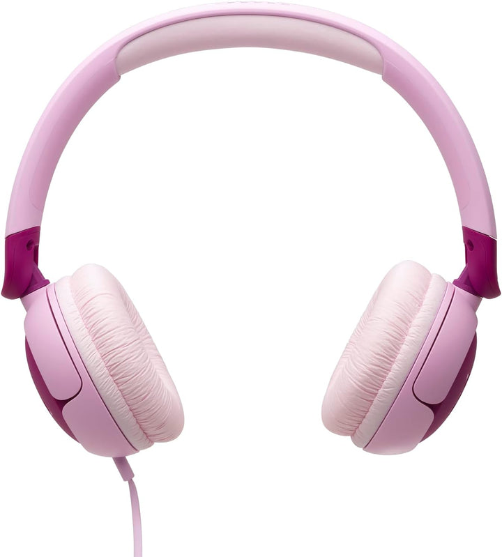JBL Junior 320, On-Ear-Kopfhörer mit Kabel und eingebautem Mikrofon für Kinder, JBL Safe Sound, nied