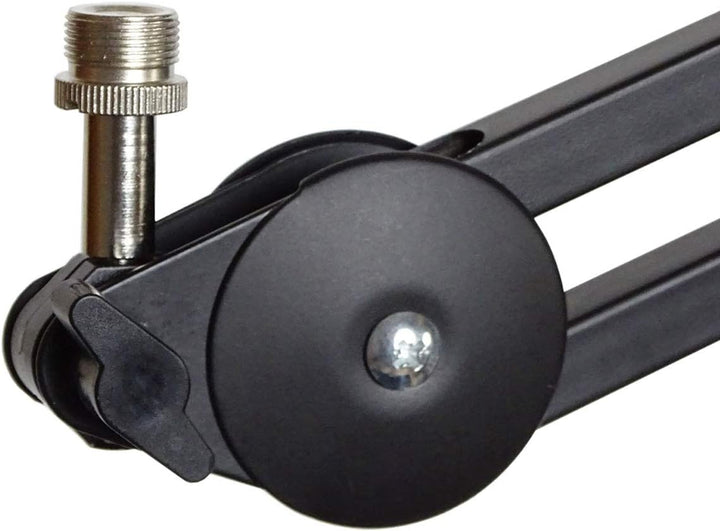 keepdrum MS138 professionelles Mikrofonarm Gelenk-Stativ für Mikrofone MS138 Gelenkarm Schwarz, MS13