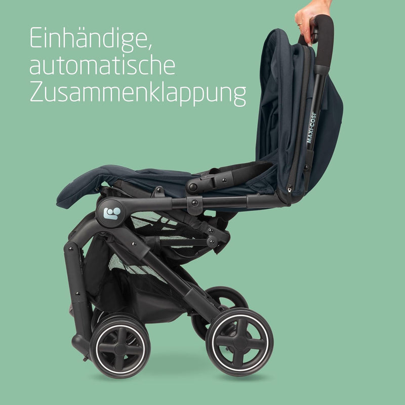 Maxi-Cosi Lara2 Kinderwagen, 0–4 Jahre, 0–22 kg, federleichter, kompakter Buggy, 3 Liegepositionen,