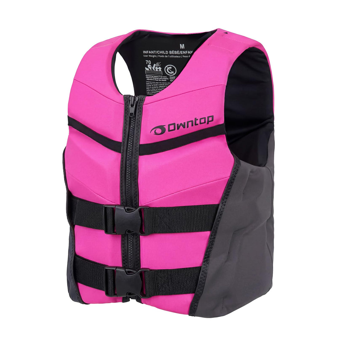 Owntop Schwimmhilfe für Jugend Kinder, Verstellbare Auftriebsweste Unisex, Schwimmweste mit Doppelte