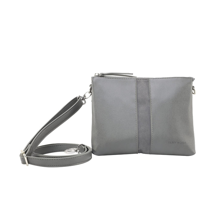 Gerry Weber - soft mix shoulderbag shz Grau 22,00x17,00x8,00 cm Farbe:grau / Material:polyester,pu,
