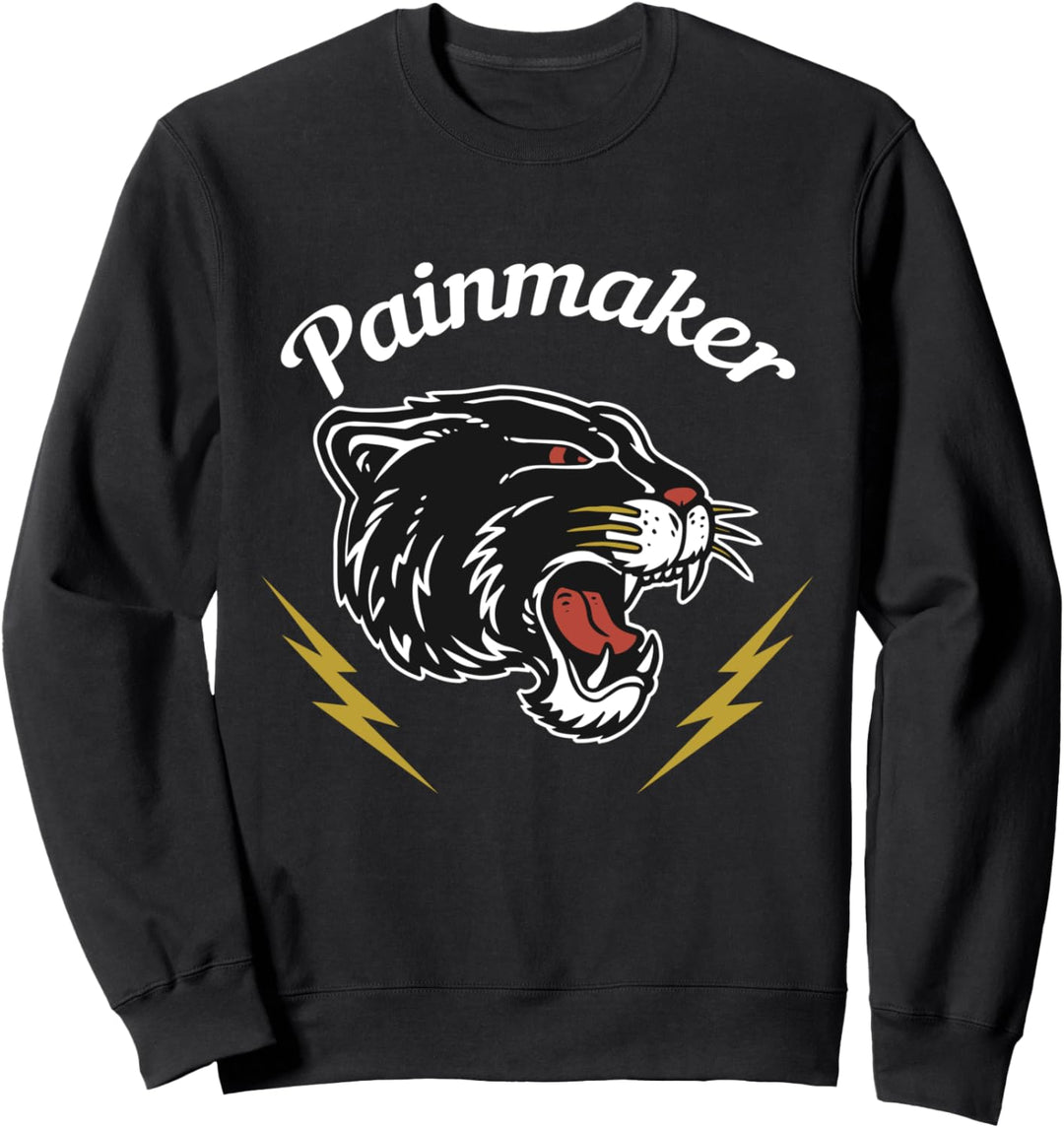 Wild Pain Maker Tiger Novelty Graphic Tees & Cool Designs Sweatshirt