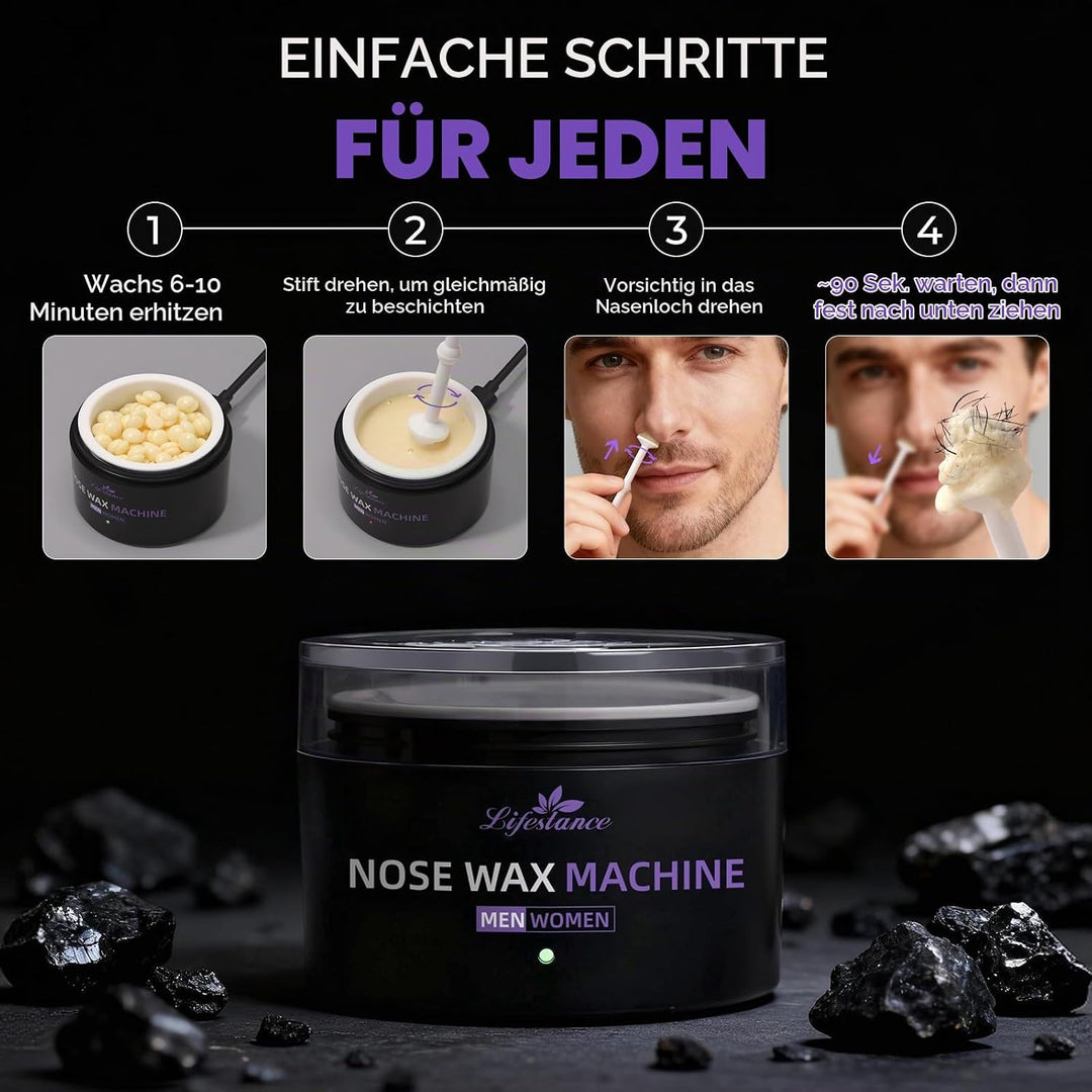Lifestance nasenhaarentferner wachs Set, nasenhaar wachs &amp; nasenhaarentferner, tragbares waxing set
