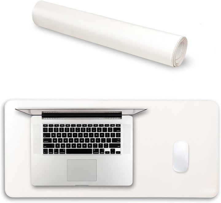 Londo Leder Verlängerter Mouspad, Multifunktionale Schreibtischunterlage - Rutschfesten Unterseite,