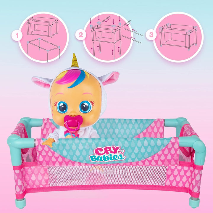 Cry Babies 93645IM Kinderbett, Pink