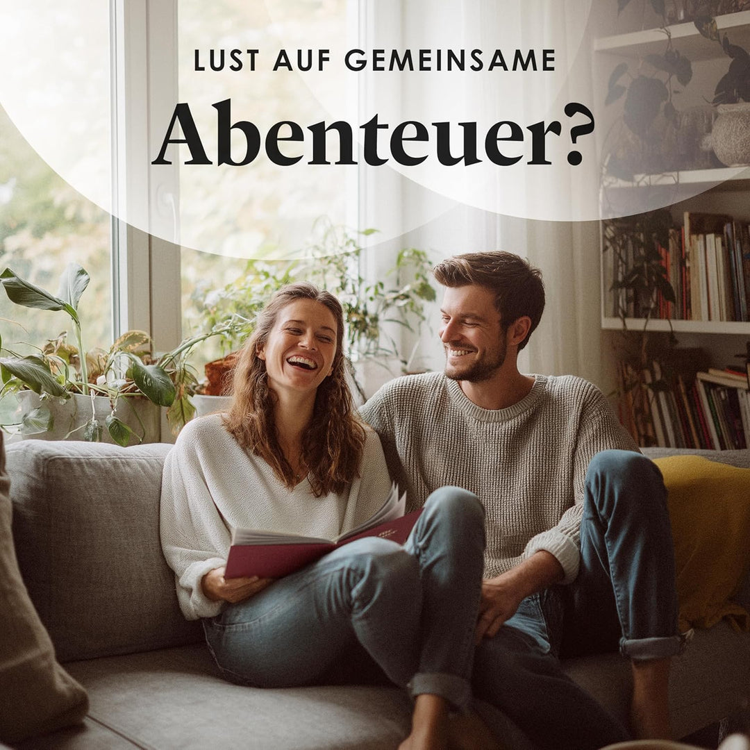 Date Challenge Buch für Paare “Zeit für Abenteuer” | Valentinstag-Geschenk für ihn & sie | ABC Date