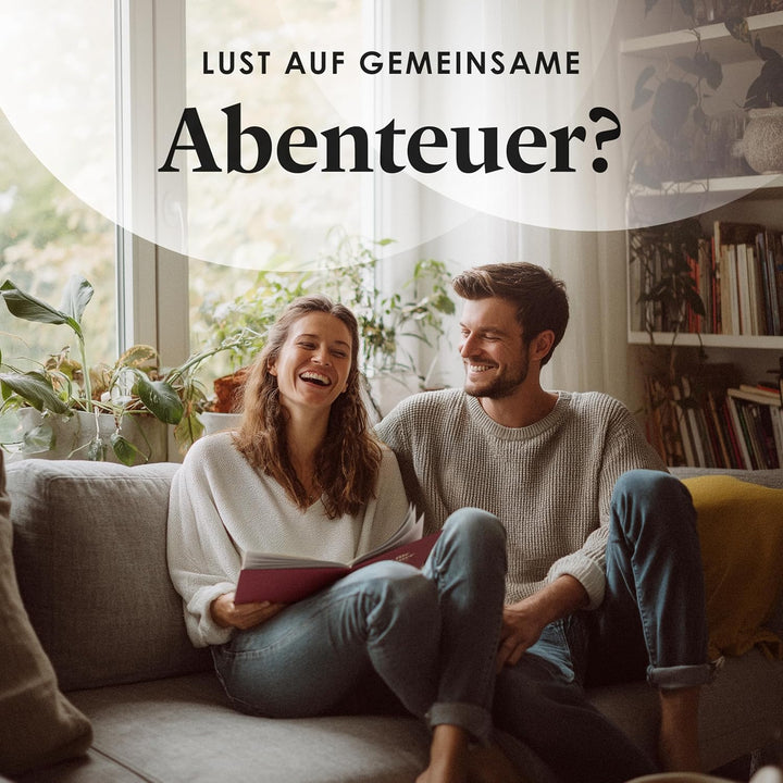 Date Challenge Buch für Paare “Zeit für Abenteuer” | Valentinstag-Geschenk für ihn & sie | ABC Date