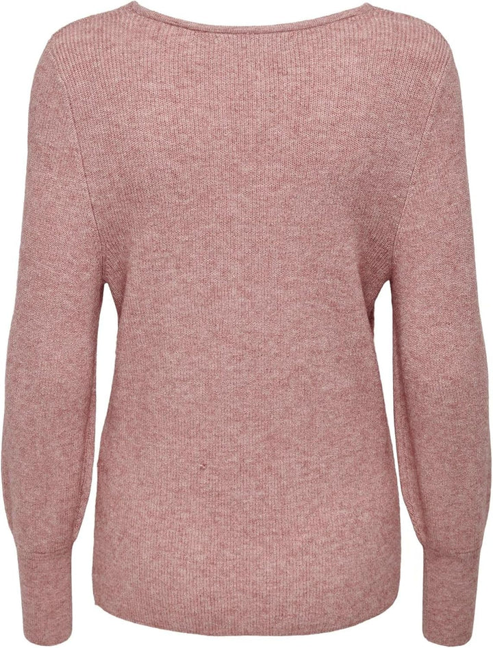 ONLY Female Strickpullover ONLATIA Strickpullover XS Dusty Rose/Detail:w. Melange, XS Dusty Rose/Det
