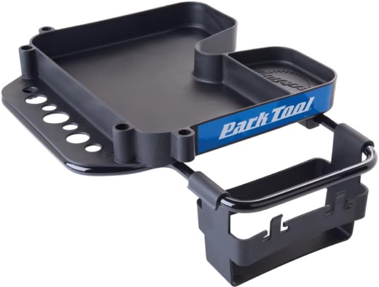 Park Tool Unisex – Erwachsene PCS-9.3 Montageständer, Silber, One Size & Werkzeugablage, One Size, 4