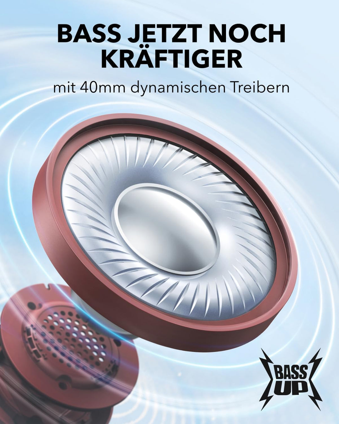 soundcore H30i Kabellose On-Ear Kopfhörer, Faltbares Design, Purer Bass, 70h Wiedergabe, Bluetooth 5