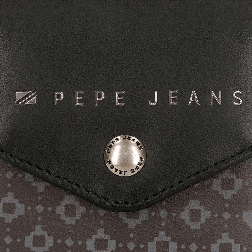 Pepe Jeans Bethany Geldbörsen und Geldbörsen aus Kunstleder, Schwarz, Grün, Verschiedene Grössen mob