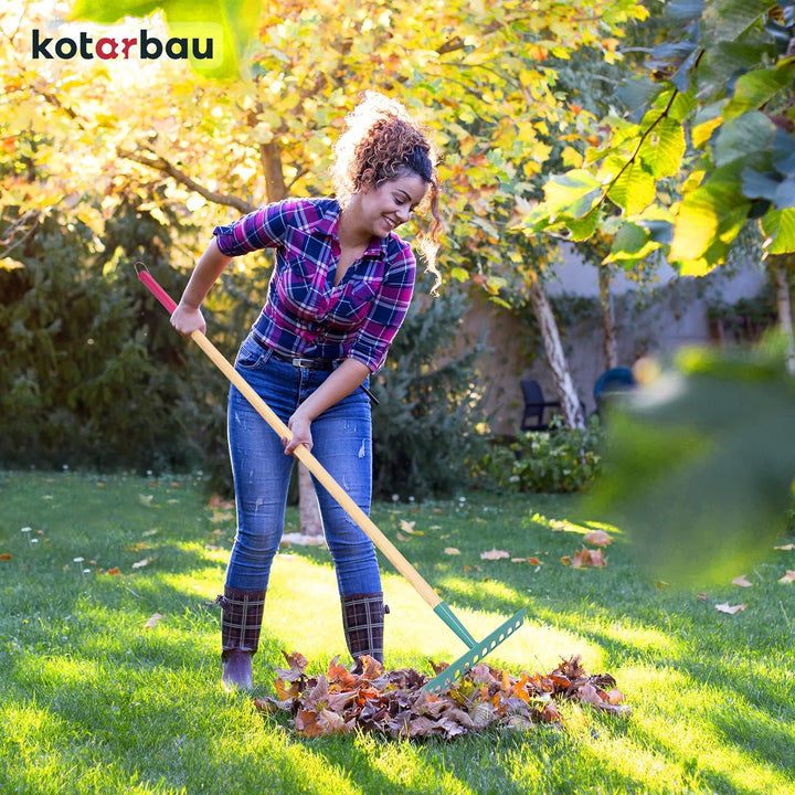 KOTARBAU® Gartenwerkzeug-Set für Damen Hacke Spaten Rechen Handschuhe