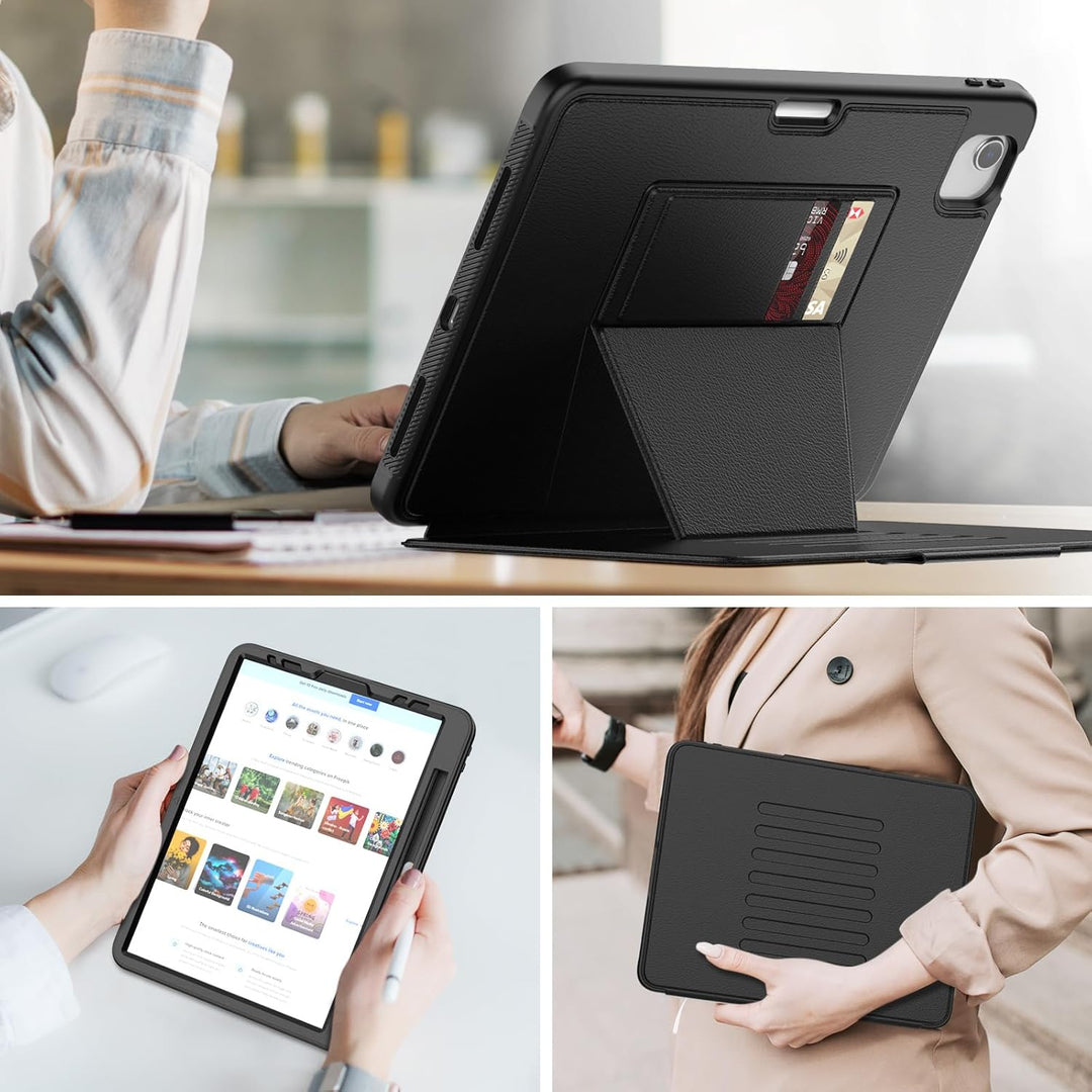 SEYMAC Hülle für iPad Air 5. / 4. Generarion 2022/2020 10,9 Zoll, Schutzhülle mit Automatischer Slee