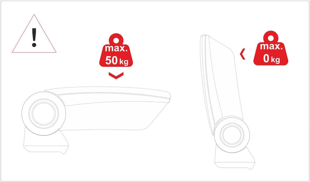 RATI Armlehne - Auto Mittelarmlehne mit Adapter, Armster 3, passend für FIAT 500, 2016-,