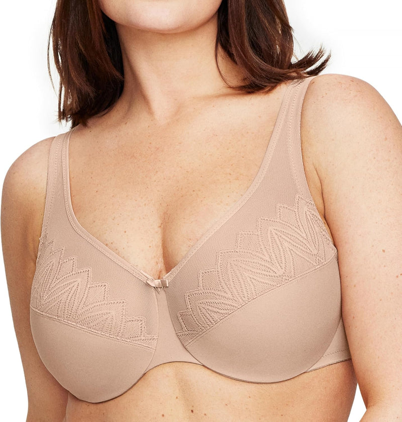 Glamorise Damen Plunge Bra 90F Haut, 90F Haut