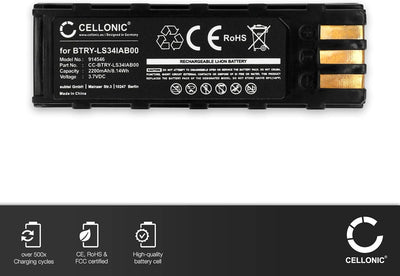 CELLONIC® 3.6V - 3.7V Ersatzakku für Motorola Symbol DS3478, Symbol DS3578, Symbol LS3478, Symbol LS