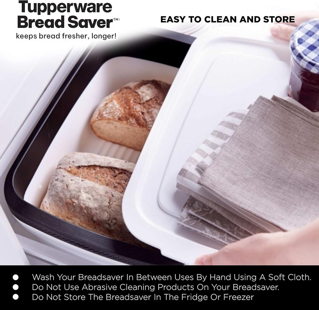 TUPPERWARE BrotMax 2 weiss schwarz Brotkasten Brotwächter Brot Max Kasten Brot&Co
