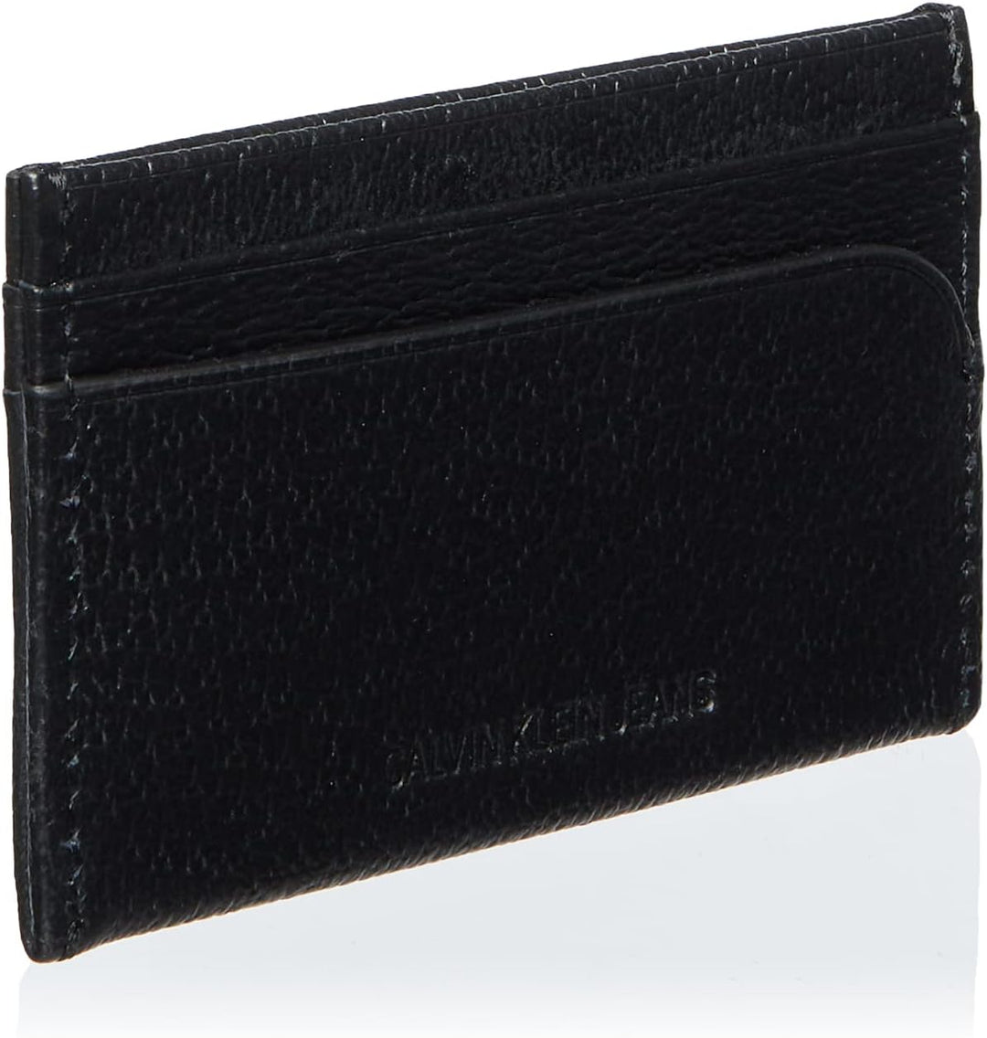 Calvin Klein Herren Ckj Monogram Texture Cardcase Geldbörse Schwarz (Black)