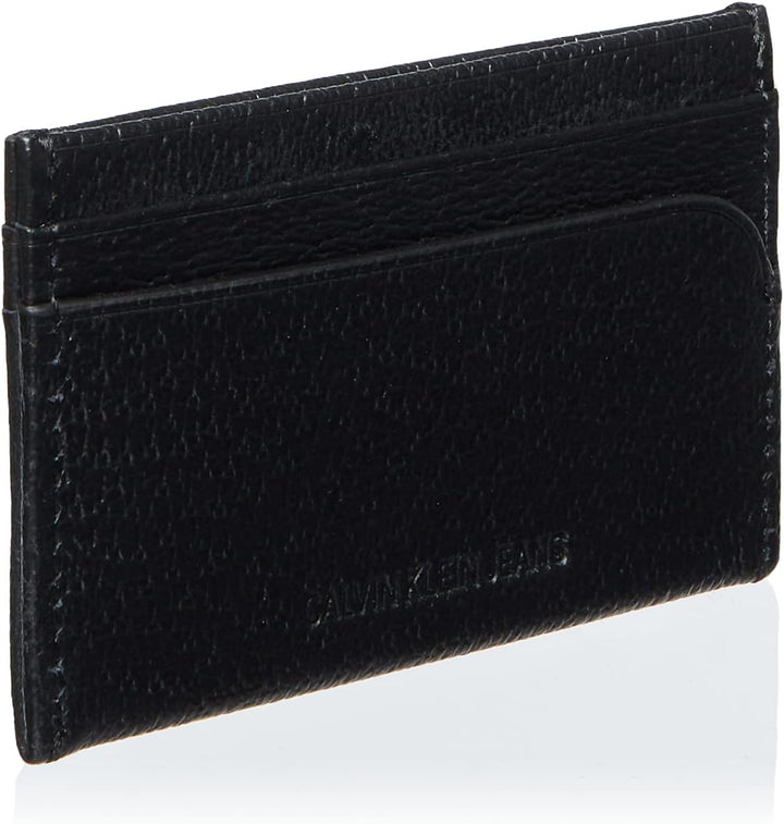 Calvin Klein Herren Ckj Monogram Texture Cardcase Geldbörse Schwarz (Black)