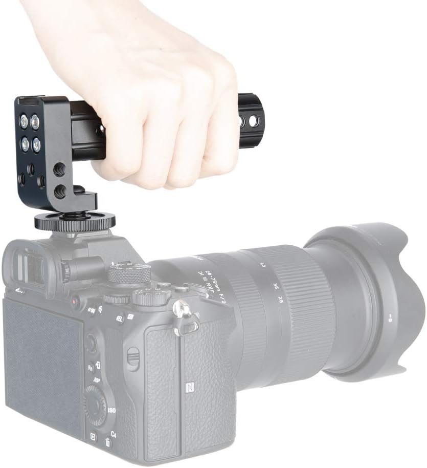 NICEYRIG Kamera Top Handle Grip Shoe Mount Käse Griff für Canon 5D 7D 60D 70D Nikon D800