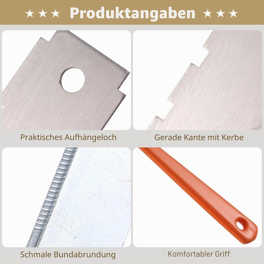 8 PCS Guitar Neck Straight Edge Kit, Gitarrenhals gekerbt gerade Kante Luthier Tool, Fret Rocker, Fr